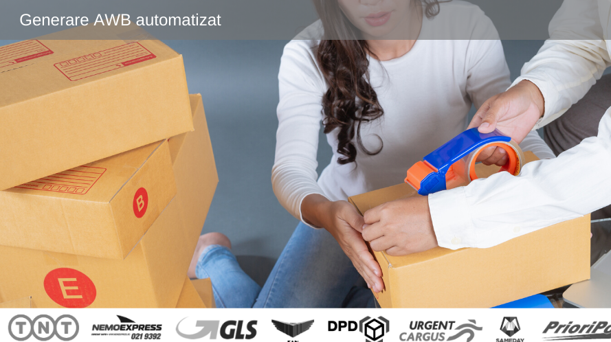 vanzari online, procesare comenzi, trimitere AWB, curieri